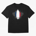 France Flag - National Team Fans Classic T-Shirt Turn Up for Global Football Passion for FIFA World Cup 2026, Highlighting Messi and Cristiano Ronaldo, Brazil, Portugal and Argentina, Football History, Final Match Energy, Crowd Noise and Once in a