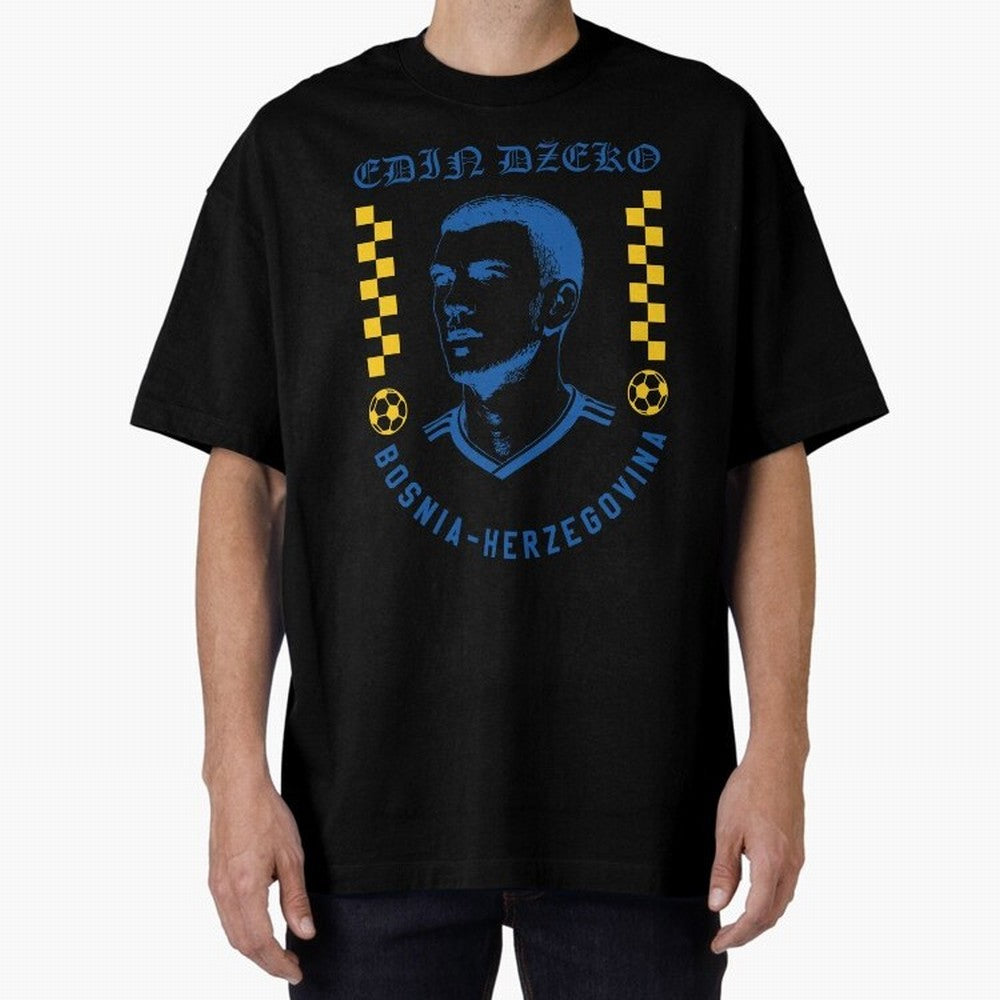 D?eko Bosnia Herzegovina Soccer Legend Retro Football Shirt Classic T-Shirt Represent FIFA World Cup 2026 for Fans of Cristiano Ronaldo and Germany, Bringing Soccer Culture, Superstar Moments, National Team Dreams and Competitive Fire; Great for