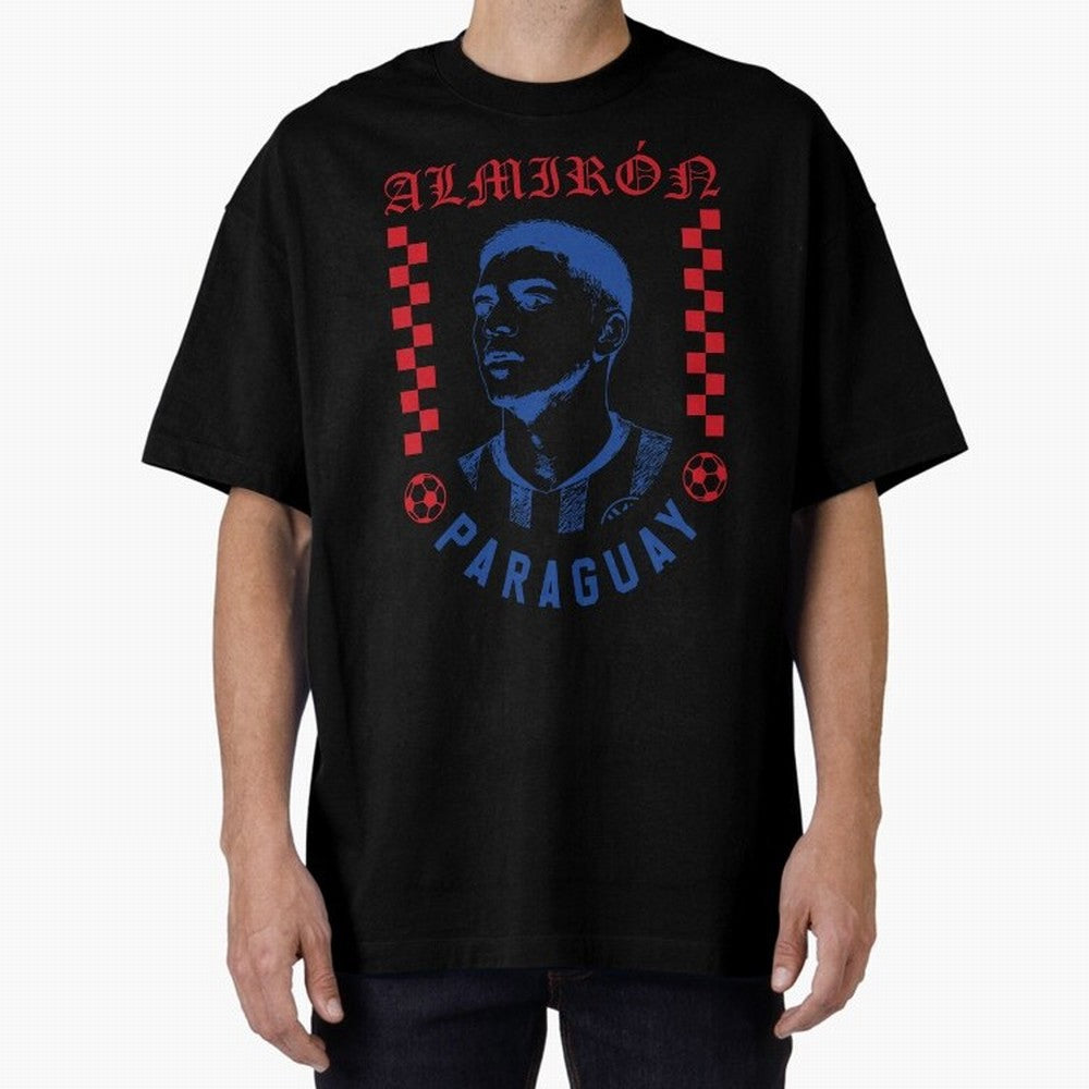 Almir¨®n Paraguay Soccer Legend Vintage Football Fan Graphic Classic T-Shirt Follow the Final Road of the FIFA World Cup 2026 Journey through Messi, Neymar and Mbappe Highlights, England and Germany Pride, Champion Mindset, Group Stage Buzz,