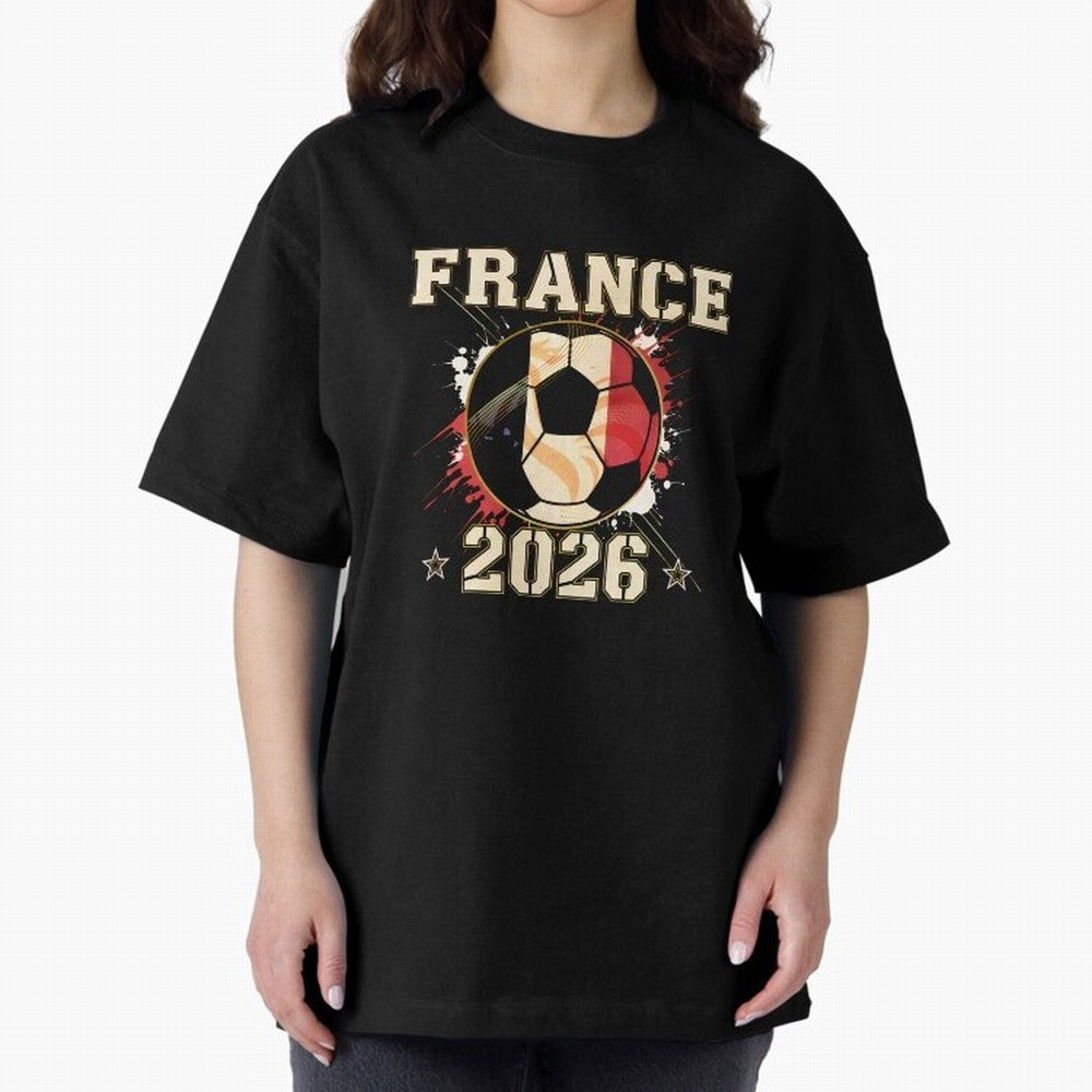 Front Print France Soccer World Cup 2026 - French Fan Gift T-Shirt_84561762 Classic T-Shirt Create the FIFA World Cup 2026 Journey through Mbappe and Neymar Highlights, Brazil Pride, Football History, Final Match Energy, Crowd Noise and Once in a