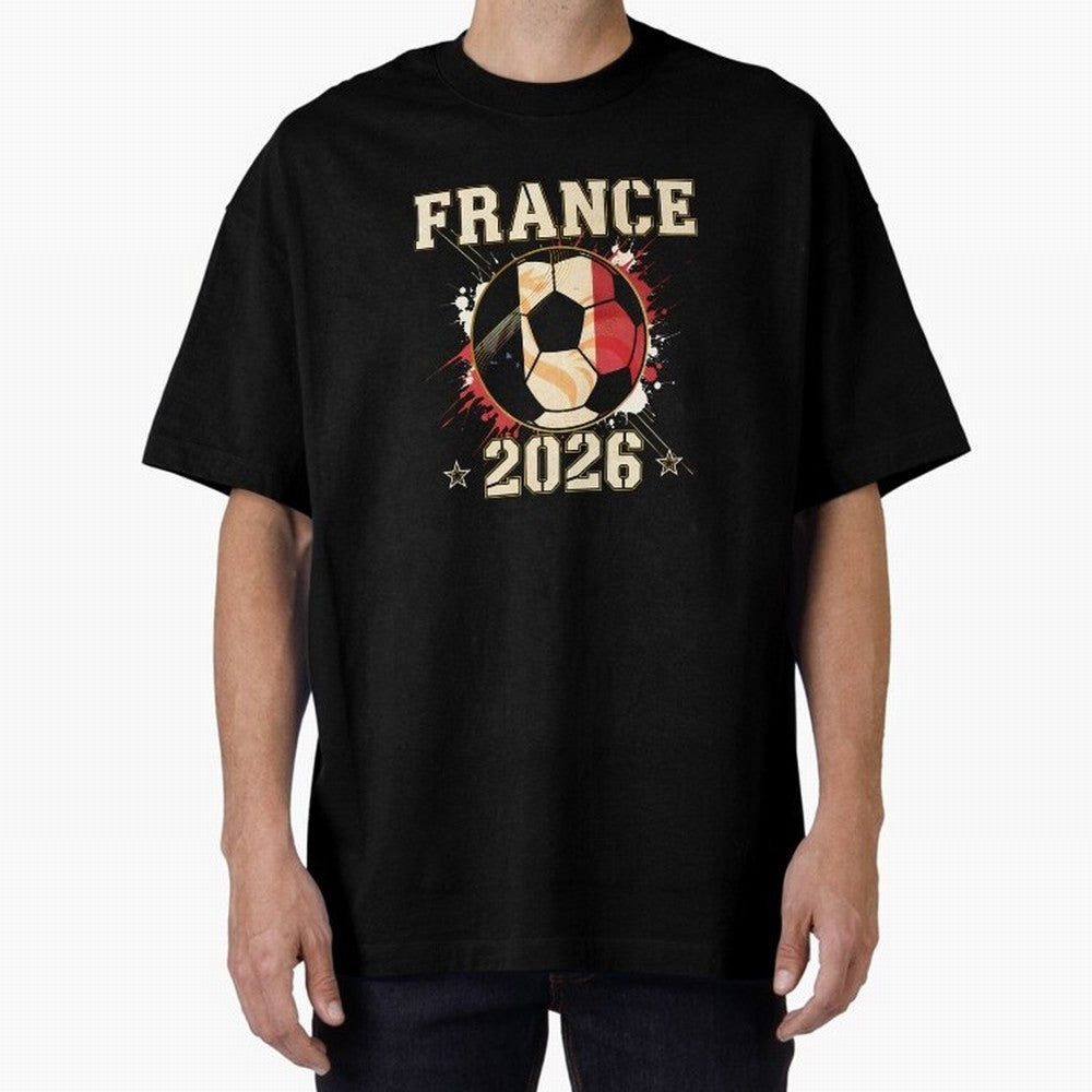 Front Print France Soccer World Cup 2026 - French Fan Gift T-Shirt_84561762 Classic T-Shirt Create the FIFA World Cup 2026 Journey through Mbappe and Neymar Highlights, Brazil Pride, Football History, Final Match Energy, Crowd Noise and Once in a