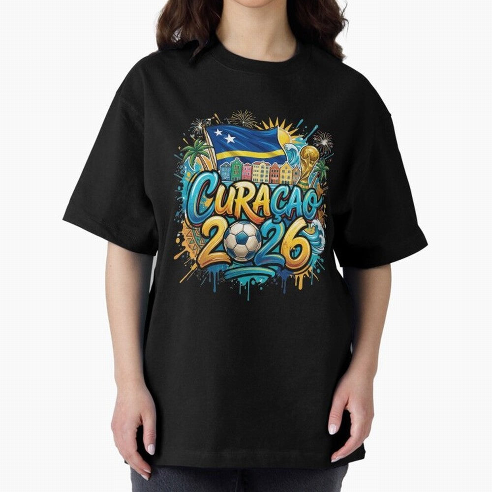Curacao World Cup 2026 Football Legacy Classic T-Shirt Discover FIFA World Cup 2026 Group Stage with Messi, Argentina and Brazil Energy, Sports Nostalgia, International Competition, Famous Players and Unforgettable Victories; Perfect for People Who