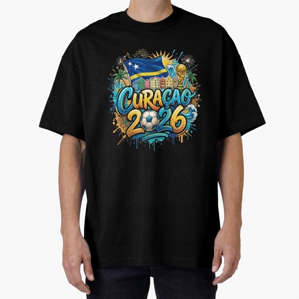 Curacao World Cup 2026 Football Legacy Classic T-Shirt Discover FIFA World Cup 2026 Group Stage with Messi, Argentina and Brazil Energy, Sports Nostalgia, International Competition, Famous Players and Unforgettable Victories; Perfect for People Who