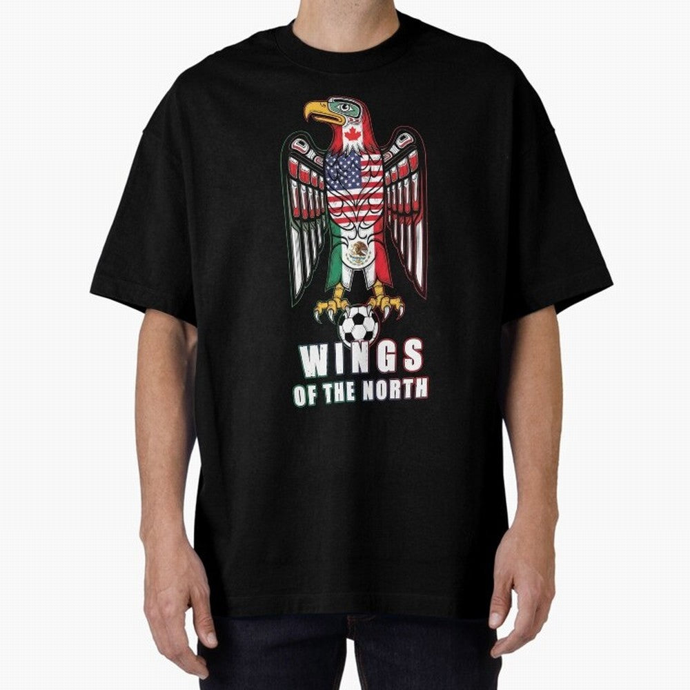 Eagle of the Americas - United Wings 2026 Classic T-Shirt Celebrate the Road through Match Day Hype around FIFA World Cup 2026 Group Stage, Cristiano Ronaldo, France and Portugal, Worldwide Fan Energy, Dramatic Goals, Stadium Lights and