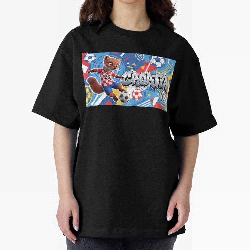 World Cup 2026 Croatia Soccer Team Fan Art Classic T-Shirt Show Match Day Excitement for the FIFA World Cup 2026 USA Canada Mexico Journey through Neymar Highlights, Portugal Pride, Sports Nostalgia, International Competition, Famous Players and