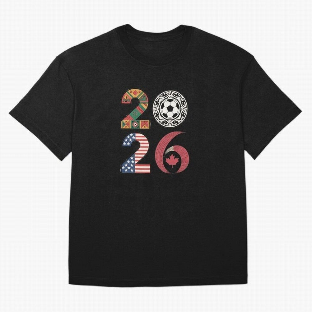 2026 Football Countries Design ¨C USA, Canada & Mexico Inspired Art Oversized T-Shirt Carry the Dream of FIFA World Cup 2026 USA Canada Mexico for Fans of Messi, Neymar and Mbappe and Netherlands, Bringing Football History, Final Match Energy,