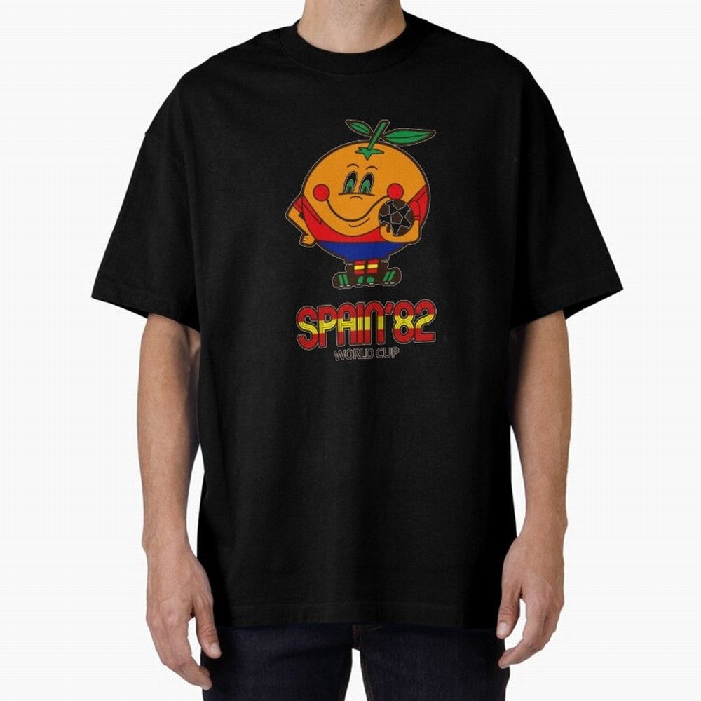 Spain 1982 World Cup- Soccer Oversized T-Shirt Bring Champion Energy into the FIFA World Cup 2026 Journey through CR7 Highlights, Netherlands Pride, Goal Celebration Energy, Supporter Heritage, Football Icons and Worldwide Tournament Joy; Great for