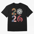 2026 Football Countries Oversized T-Shirt Enjoy Match Day Hype around FIFA World Cup 2026 USA Canada Mexico, Mbappe and Neymar, England, Stadium Chants, National Pride, Trophy Dreams and Unforgettable Football Memories; Great for Watch Parties,