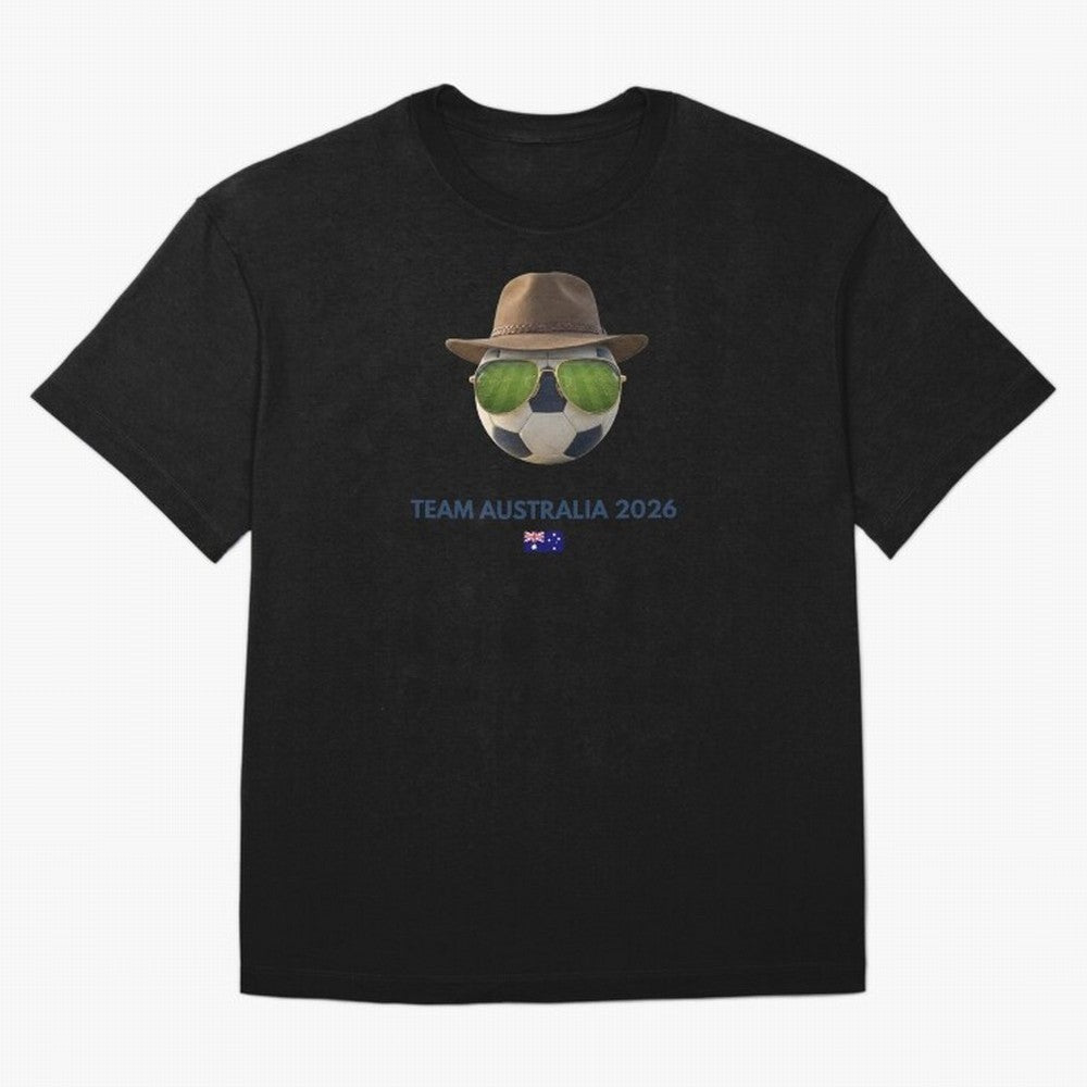 Soccer Fan Gear: Team Australia 2026 Oversized T-Shirt Join Supporters Worldwide for FIFA World Cup 2026 USA Canada Mexico Connected to Mbappe, England, France and Netherlands Energy, Football History, Final Match Energy, Crowd Noise and Once in a