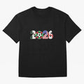 North American Soccer Spirit Team 2026 T-Shirt_82770209 Oversized T-Shirt Celebrate Golden Goal Energy in the FIFA World Cup 2026 USA Canada Mexico Journey through Mbappe and Neymar Highlights, England and Germany Pride, Supporter Pride, Iconic