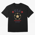 USA Soccer Fan 2026 Jersey Style Design Oversized T-Shirt Bring Global Tournament Vibes to Match Day Hype around FIFA World Cup 2026, CR7 and Messi, Germany, Tournament Hype, Historic Matchups, Family Viewing Parties and Global Sports Pride;