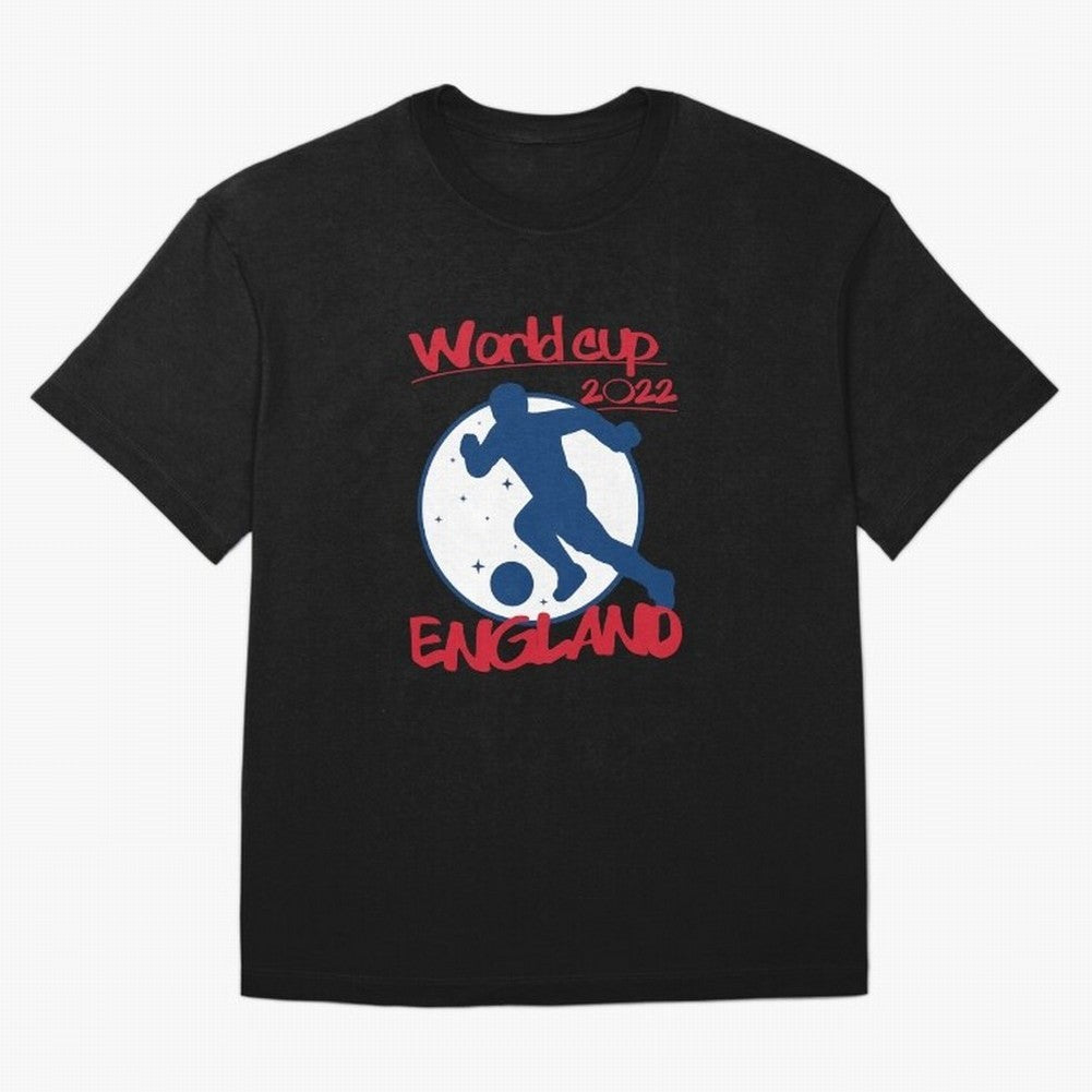 England World Cup 2022 Oversized T-Shirt Cheer for FIFA World Cup 2026 Capturing Messi and Cristiano Ronaldo, Portugal Energy, Fan Favorite Moments, National Team Passion, Big Match Drama and Soccer History; Great for Supporters Who Love Legendary