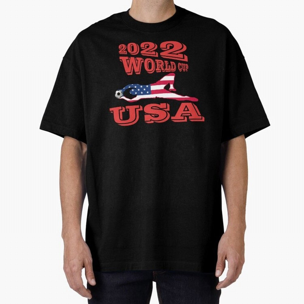 USA, Qatar World Cup 2022 Oversized T-Shirt Make Your Look Match the FIFA World Cup 2026 USA Canada Mexico Journey through CR7 and Messi Highlights, Portugal, Spain and Germany Pride, Football Festival Excitement, Trophy Ambitions, Country