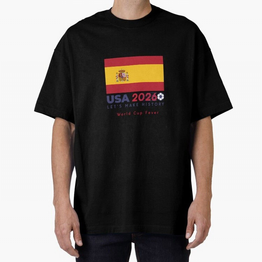 Usa 2026 World Cup Americas Football. Oversized T-Shirt Remember the FIFA World Cup 2026 USA Canada Mexico Journey through Messi, Neymar and Mbappe Highlights, Argentina, France and Brazil Pride, Supporter Pride, Iconic Celebrations, Legendary