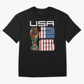 USA World Cup 2026 Host Nation Soccer Design Oversized T-Shirt Turn Football Passion into Global Football Passion for FIFA World Cup 2026 USA Canada Mexico, Made for Messi, Neymar and Mbappe, England, Goal Celebration Energy, Supporter Heritage,