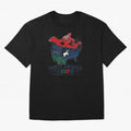 United by Football 2026 North America Soccer Design Oversized T-Shirt Represent Fans Who Live for the FIFA World Cup 2026 USA Canada Mexico Journey through Messi, CR7 and Mbappe Highlights, Portugal, Spain and Germany Pride, Retro Football Energy,
