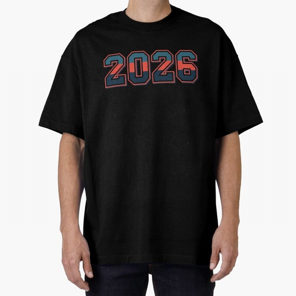 Vintage American 2026 Collegiate Style T-Shirt Sticker Design Oversized T-Shirt Carry FIFA World Cup 2026 Group Stage for Fans of Messi and Cristiano Ronaldo and Germany, Bringing Goal Celebration Energy, Supporter Heritage, Football Icons and