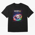 North America Soccer 2026 Shirt, Soccer 26 USA Canada Mexico Fan Tee, United 2026 Soccer Graphic - Bold Oversized T-Shirt Fuel Global Football Passion for FIFA World Cup 2026 Group Stage, Inspired by Neymar, France and Portugal, Goal Celebration
