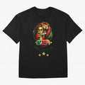Moroccan Lion World Cup 2026 Design Oversized T-Shirt Celebrate Fan Culture around FIFA World Cup 2026 Group Stage Connected to Mbappe, France and Portugal Energy, Global Supporter Spirit, Legendary Goals, National Colors and Tournament