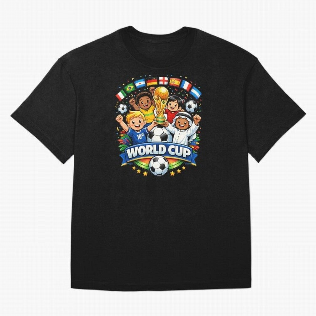 World Cup Football Oversized T-Shirt Bring Stadium Energy to the FIFA World Cup 2026 Group Stage Journey through Messi and Cristiano Ronaldo Highlights, Portugal Pride, Global Supporter Spirit, Legendary Goals, National Colors and Tournament