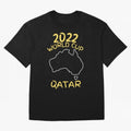 Socceroos World Cup 2022 Qatar Oversized T-Shirt Discover Match Day Hype around FIFA World Cup 2026, Messi, CR7 and Mbappe, Argentina and Brazil, Retro Football Energy, Iconic Rivalries, Trophy Chase Drama and Stadium Atmosphere; Ideal for