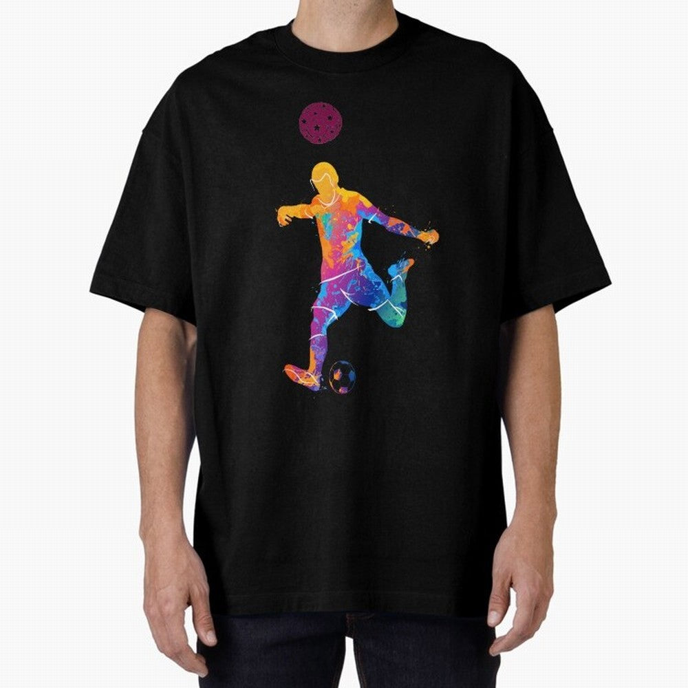 World Cup 2022 Family, Football Players, Football Lovers Oversized T-Shirt Celebrate the Next Chapter of FIFA World Cup 2026 Group Stage Highlighting Neymar, Haaland and Cristiano Ronaldo, Brazil Energy, Supporter Pride, Iconic Celebrations,
