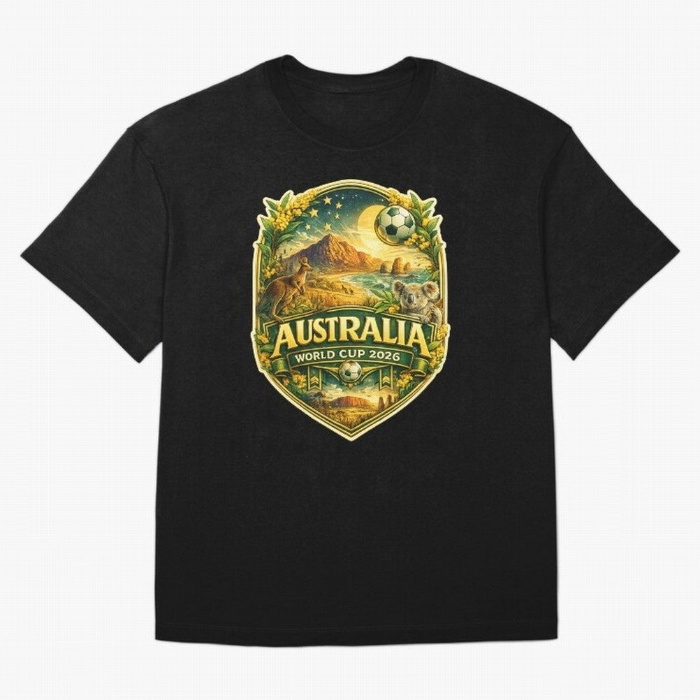 Australia FIFA World Cup 2026 Great Barrier Reef Outback Kangaroo Coast Oversized T-Shirt Mark Match Day Hype around FIFA World Cup 2026 USA Canada Mexico, Messi, Argentina and Brazil, Football Passion, Legendary Performances, Festival Vibes and