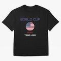 World cup 2022 Team USA Oversized T-Shirt Support Iconic Players in FIFA World Cup 2026 Group Stage Celebrating Mbappe and Neymar, Argentina, France and Brazil Energy, Goal Celebration Energy, Supporter Heritage, Football Icons and Worldwide
