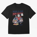 Soccer Mom ¡ª World Cup 2026 Edition V2 Oversized T-Shirt Celebrate Every Goal in the FIFA World Cup 2026 USA Canada Mexico Journey through Mbappe Highlights, England and Germany Pride, Championship Spirit, Famous Goals, Roaring Crowds and