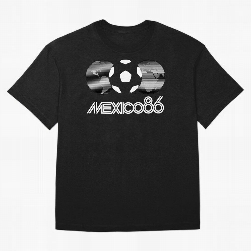 The World Cup Mexico 86 Oversized T-Shirt Elevate Match Day Hype around FIFA World Cup 2026 Group Stage, CR7 and Messi, Argentina, France and Brazil, Sports Nostalgia, International Competition, Famous Players and Unforgettable Victories; Perfect