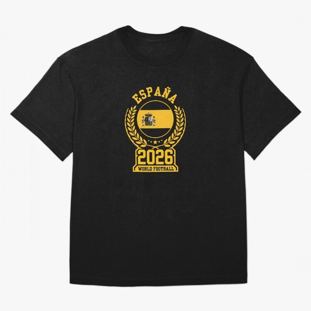 Spain World Football 2026 T-Shirt_87604013 Oversized T-Shirt Support Iconic Players in FIFA World Cup 2026 Group Stage Spirit, Inspired by Spain, Messi, Neymar and Mbappe, Supporter Pride, Iconic Celebrations, Legendary Names and Global Match Day