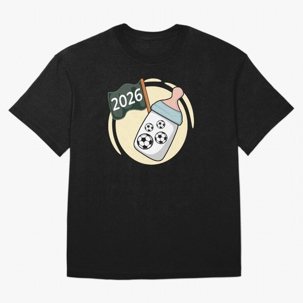 Baby 2026 FOOTBALL Oversized T-Shirt Make Every Match About Match Day Hype around FIFA World Cup 2026, Haaland and Mbappe, Spain and Netherlands, Vintage Soccer Flavor, Modern Football Stars, National Flags and Final Night Emotion; Great for Watch