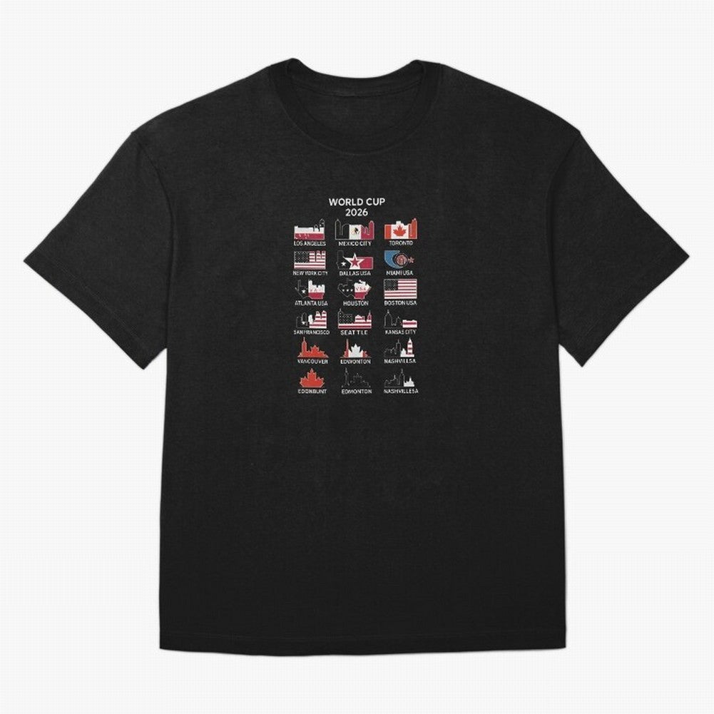 World Cup 2026 Host Cities T-Shirt_84292126 Oversized T-Shirt Show Your Love for FIFA World Cup 2026 Built around Cristiano Ronaldo, Haaland and CR7, England, France and Netherlands Energy, Match Day Excitement, Supporter Culture, Golden Goals and
