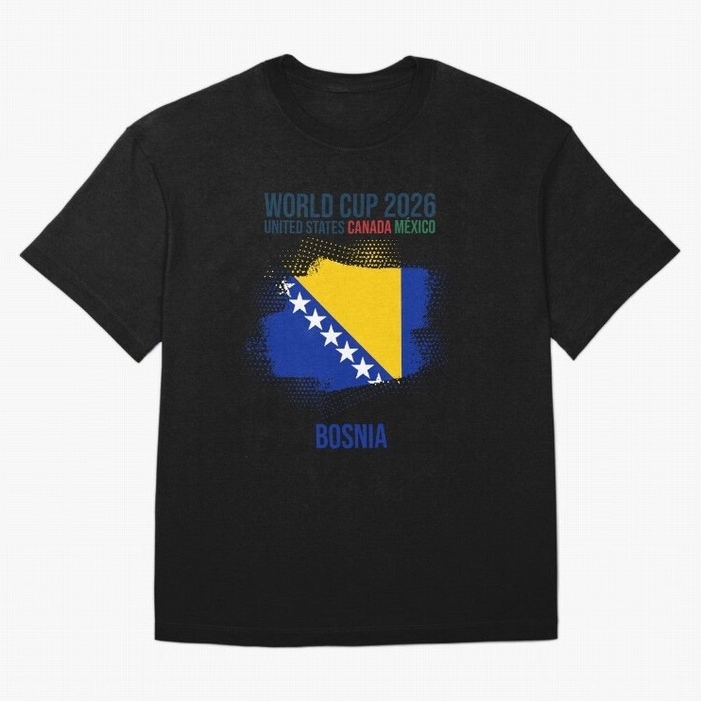 BOSNIA WORLD CUP 2026 Oversized T-Shirt Embrace the FIFA World Cup 2026 Group Stage Journey through Cristiano Ronaldo, Haaland and CR7 Highlights, Brazil Pride, Championship Spirit, Famous Goals, Roaring Crowds and International Football Unity;