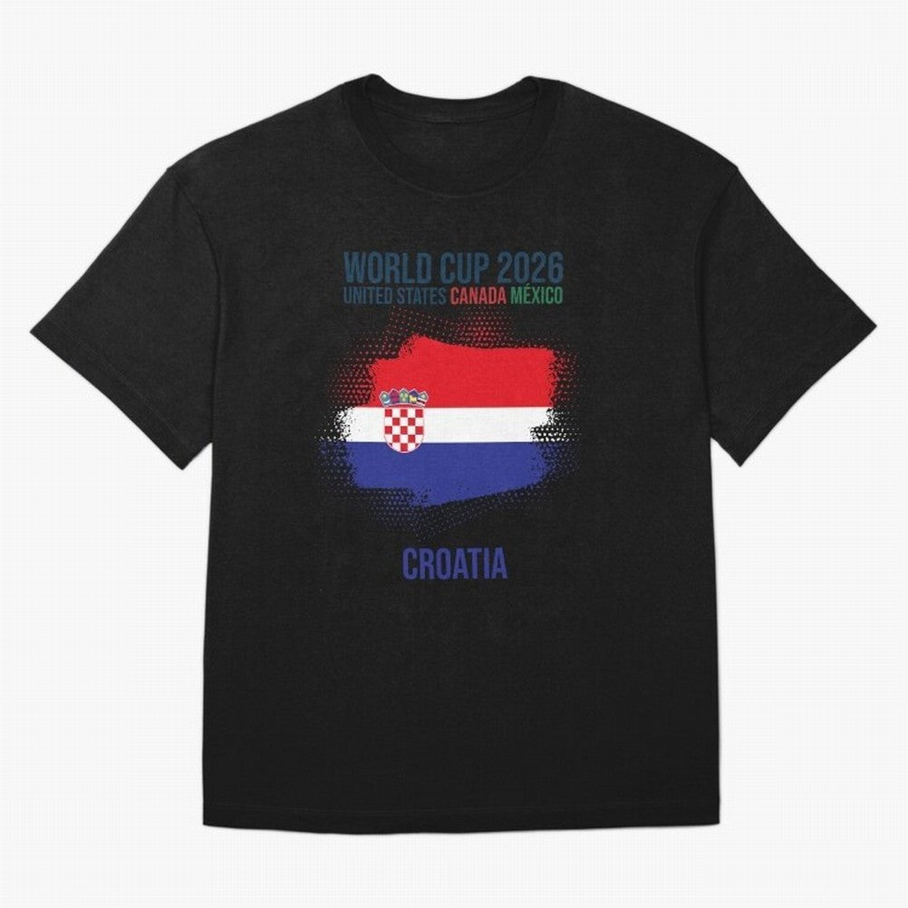 CROATIA WORLD CUP 2026 Oversized T-Shirt Treasure the FIFA World Cup 2026 Journey through Messi Highlights, Portugal Pride, Match Day Excitement, Supporter Culture, Golden Goals and Global Football Passion; Built for Supporters Chasing Trophy
