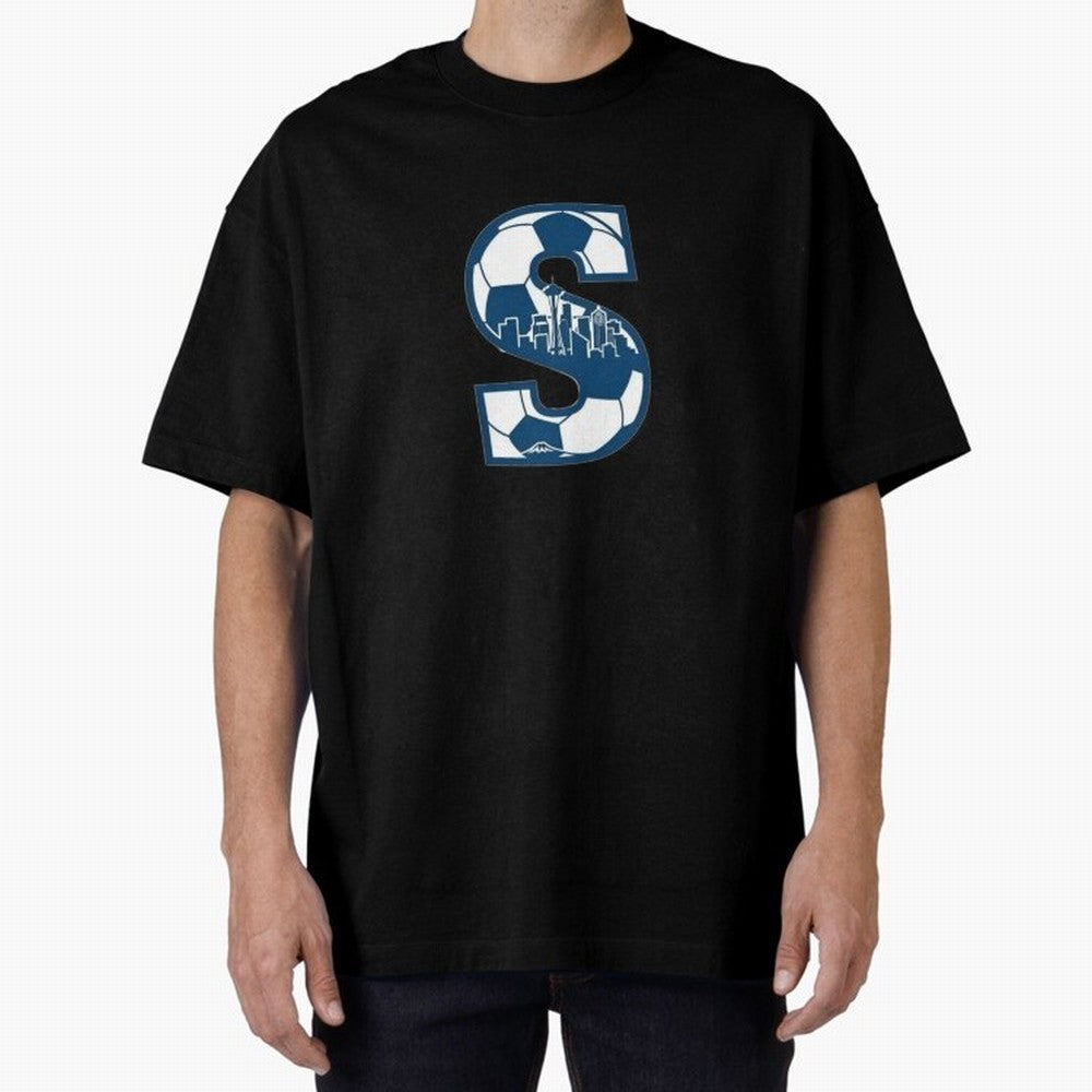 Seattle Soccer 2026 Oversized T-Shirt Treasure the FIFA World Cup 2026 Journey through Messi Highlights, Portugal Pride, Match Day Excitement, Supporter Culture, Golden Goals and Global Football Passion; Built for Supporters Chasing Trophy Dreams,