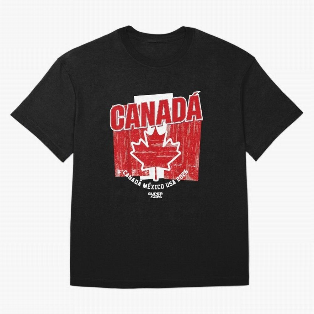 2026 Canada Soccer Fan World Cup Oversized T-Shirt Join the Countdown to FIFA World Cup 2026 Made for Neymar, England and Germany Energy, Tournament Hype, Historic Matchups, Family Viewing Parties and Global Sports Pride; Great for Supporters Who