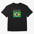 Brasil Flag Oversized T-Shirt Celebrate Rivalries and Pride in the FIFA World Cup 2026 Journey through CR7 and Messi Highlights, Argentina, France and Brazil Pride, Retro Football Energy, Iconic Rivalries, Trophy Chase Drama and Stadium Atmosphere;
