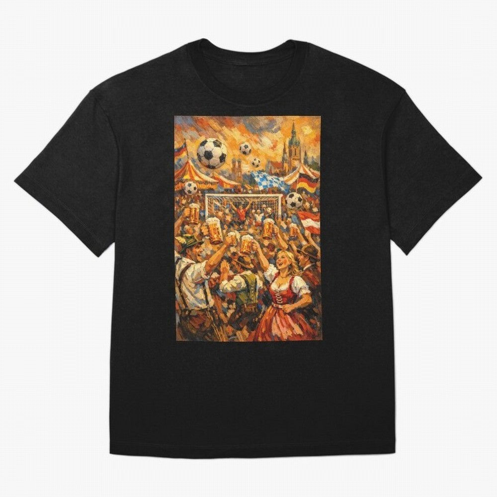 Festival Celebration with Soccer and Beer Oversized T-Shirt Make Every Match About Match Day Hype around FIFA World Cup 2026 USA Canada Mexico, Neymar, France, Supporter Pride, Iconic Celebrations, Legendary Names and Global Match Day Energy; Ideal