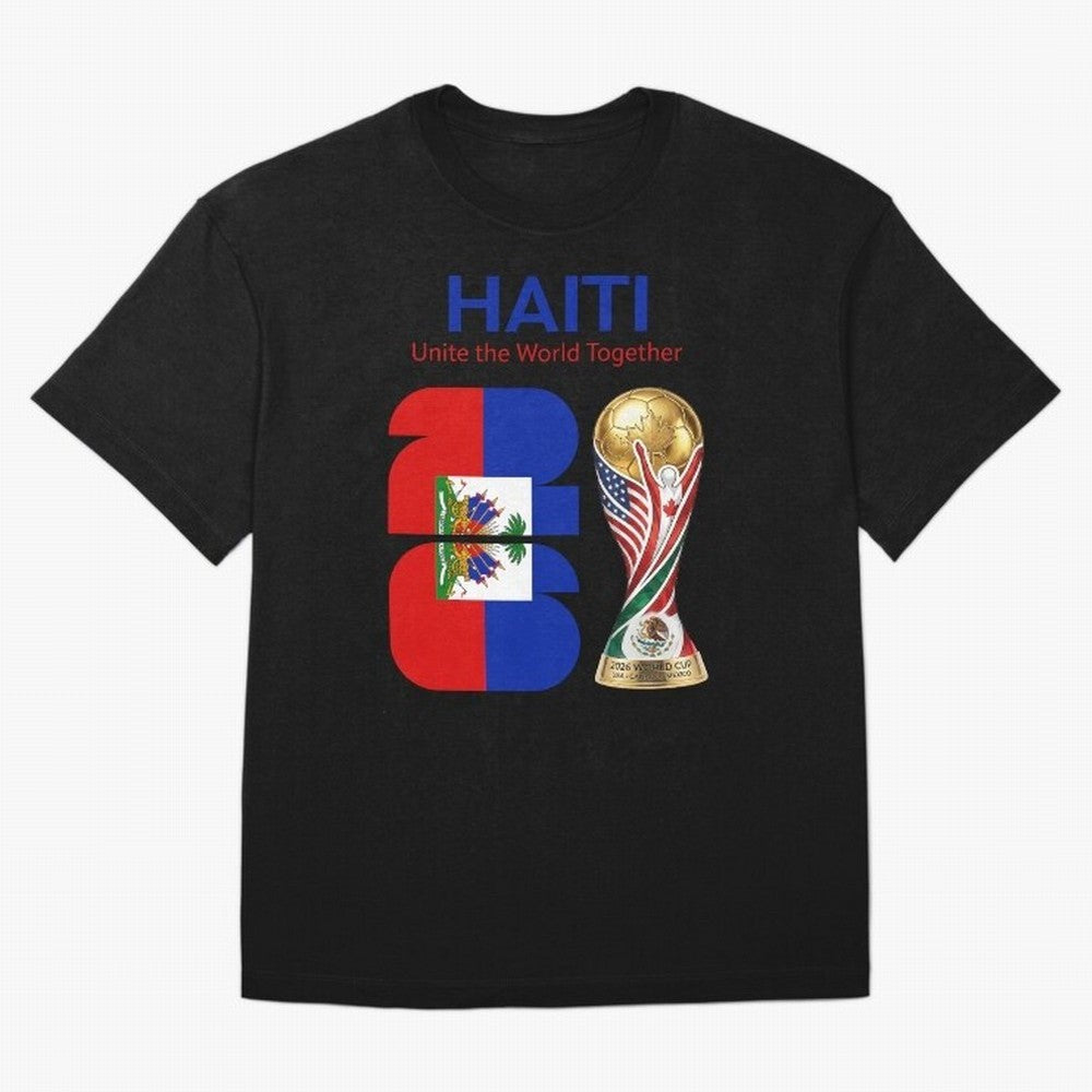 World Cup 2026, IMG 024, HAITI 014 Oversized T-Shirt Carry National Pride through FIFA World Cup 2026 Group Stage Connected to CR7, Argentina Energy, Retro Football Energy, Iconic Rivalries, Trophy Chase Drama and Stadium Atmosphere; Perfect for