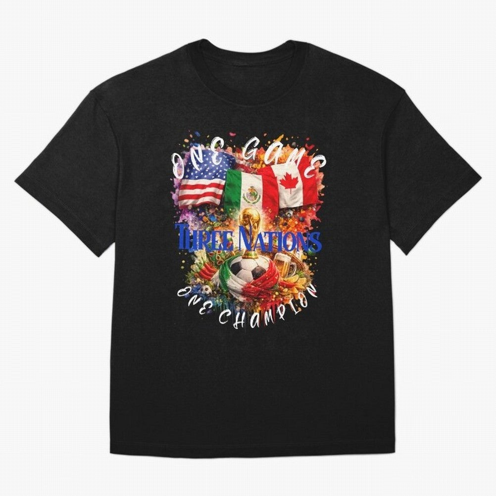 2026 World Cup Oversized T-Shirt Create Match Day Hype around FIFA World Cup 2026 Group Stage, Neymar, Brazil, Portugal and Argentina, Retro Football Energy, Iconic Rivalries, Trophy Chase Drama and Stadium Atmosphere; Ideal for Fans Who Follow