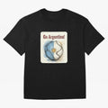 Go Argentina Soccer Ball Flag | Argentinian Football Fan Graphic Tee Oversized T-Shirt Show Support during Match Day Hype around FIFA World Cup 2026 USA Canada Mexico, Haaland, Argentina and Brazil, Worldwide Fan Energy, Dramatic Goals, Stadium