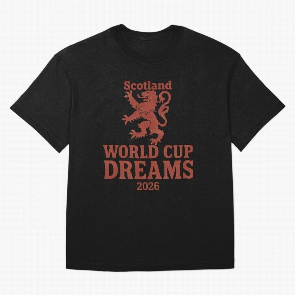 Scotland World Cup Dreams 2026 Oversized T-Shirt Celebrate Global Passion for FIFA World Cup 2026 for Fans of Haaland and Brazil, Portugal and Argentina, Bringing Goal Celebration Energy, Supporter Heritage, Football Icons and Worldwide Tournament