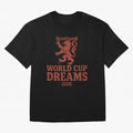 Scotland World Cup Dreams 2026 Oversized T-Shirt Celebrate Global Passion for FIFA World Cup 2026 for Fans of Haaland and Brazil, Portugal and Argentina, Bringing Goal Celebration Energy, Supporter Heritage, Football Icons and Worldwide Tournament