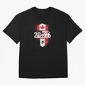 Glitched United 2026 - North America Emblem Cup T-Shirt_82794505 Oversized T-Shirt Bring Retro Soccer Energy to FIFA World Cup 2026 USA Canada Mexico Spirit, Centered on Germany, Mbappe, Football History, Final Match Energy, Crowd Noise and Once in