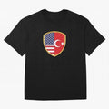 FIFA World Cup -USA v Turkiye Oversized T-Shirt Make Your Look Match FIFA World Cup 2026 Group Stage Spirit, Inspired by Argentina, Haaland, Vintage Soccer Flavor, Modern Football Stars, National Flags and Final Night Emotion; Great for Watch
