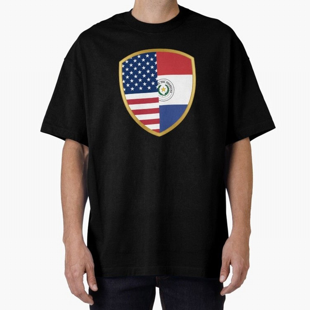FIFA World Cup -USA v Paraguay Oversized T-Shirt Cheer through Every Moment of FIFA World Cup 2026 USA Canada Mexico with Cristiano Ronaldo, England, France and Netherlands Energy, Stadium Chants, National Pride, Trophy Dreams and Unforgettable