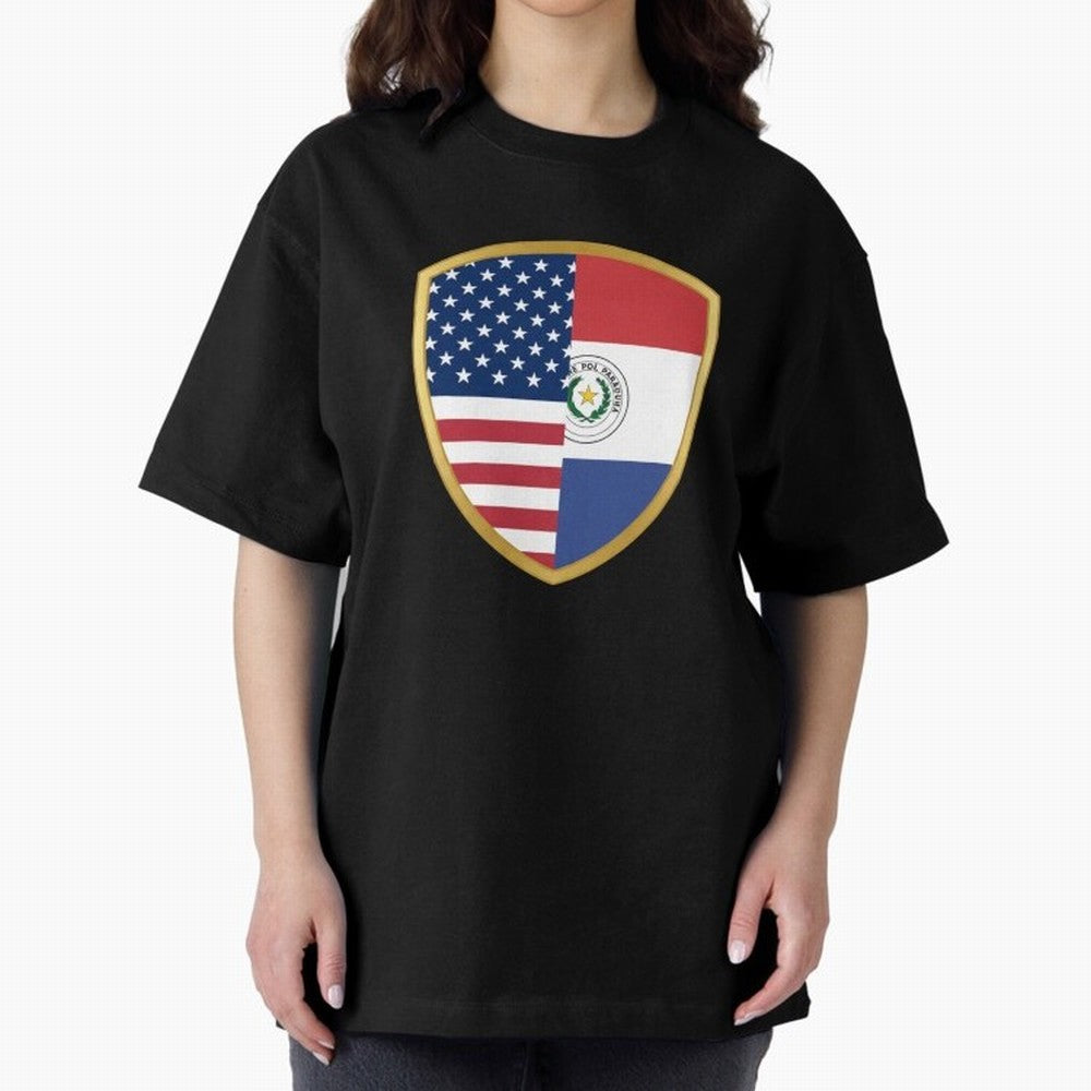 FIFA World Cup -USA v Paraguay Oversized T-Shirt Cheer through Every Moment of FIFA World Cup 2026 USA Canada Mexico with Cristiano Ronaldo, England, France and Netherlands Energy, Stadium Chants, National Pride, Trophy Dreams and Unforgettable
