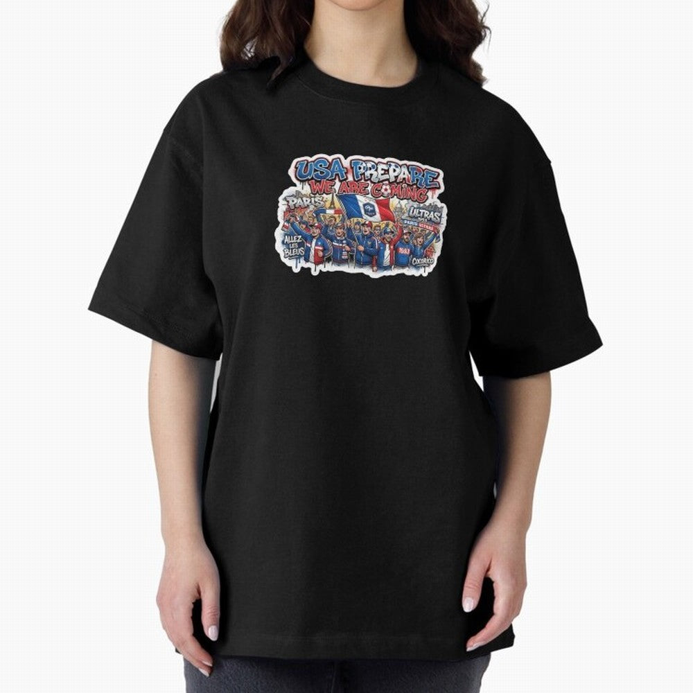 France Soccer Fans 2026 Sticker We Are Coming Oversized T-Shirt Support Your Favorite Stars during FIFA World Cup 2026 USA Canada Mexico Built around Neymar, Portugal Energy, Football History, Final Match Energy, Crowd Noise and Once in a Lifetime