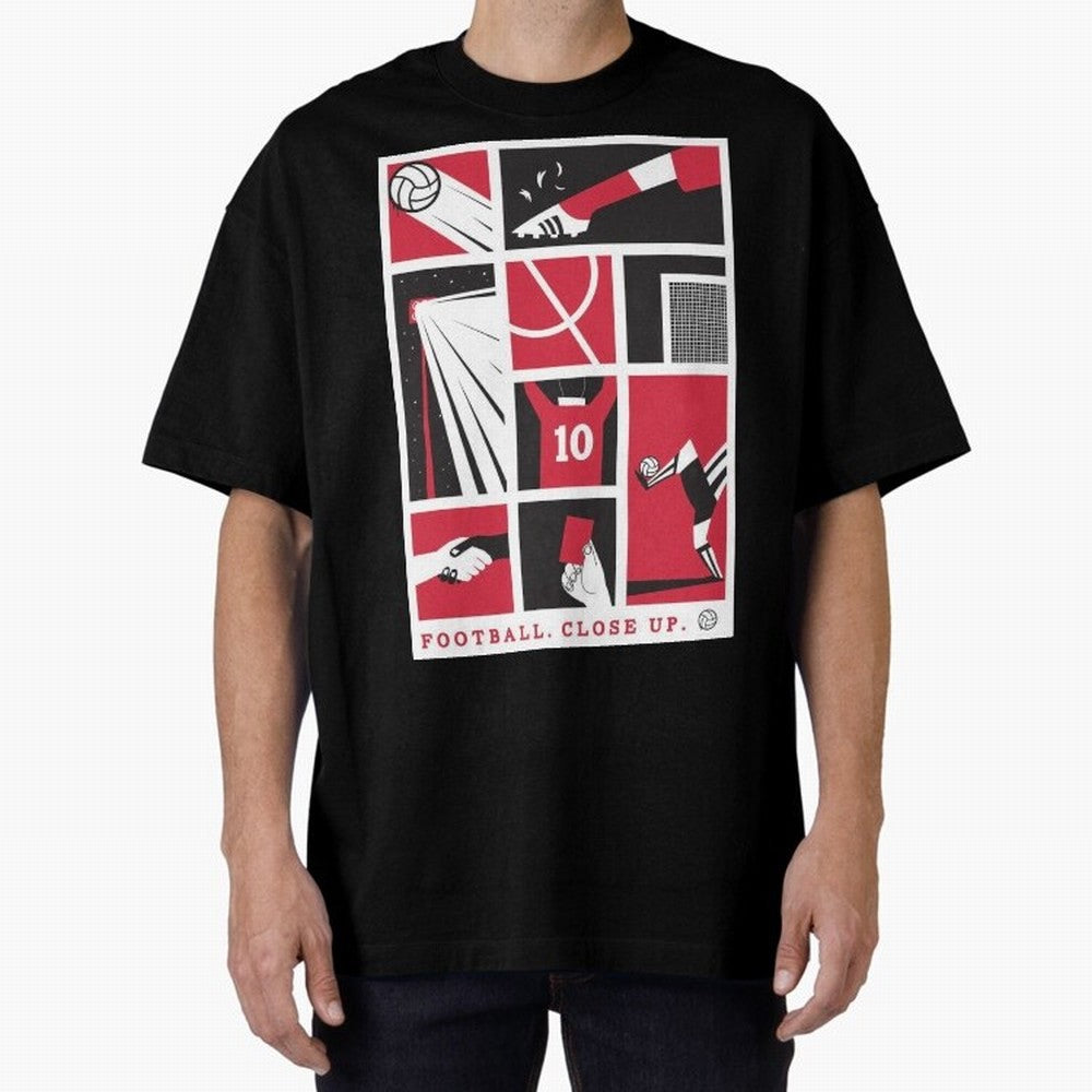 World Cup 2026 Soccer Celebration: United Football Fan Art Oversized T-Shirt Embrace Match Day Hype around FIFA World Cup 2026 Group Stage, Messi, Neymar and Mbappe, Portugal, Football History, Final Match Energy, Crowd Noise and Once in a Lifetime